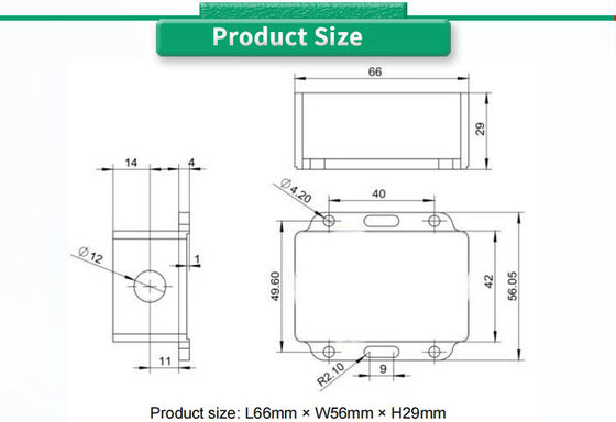 UBIS-828Y Industrial Dual Axis Inclinometer For Analog And Digital Measurement